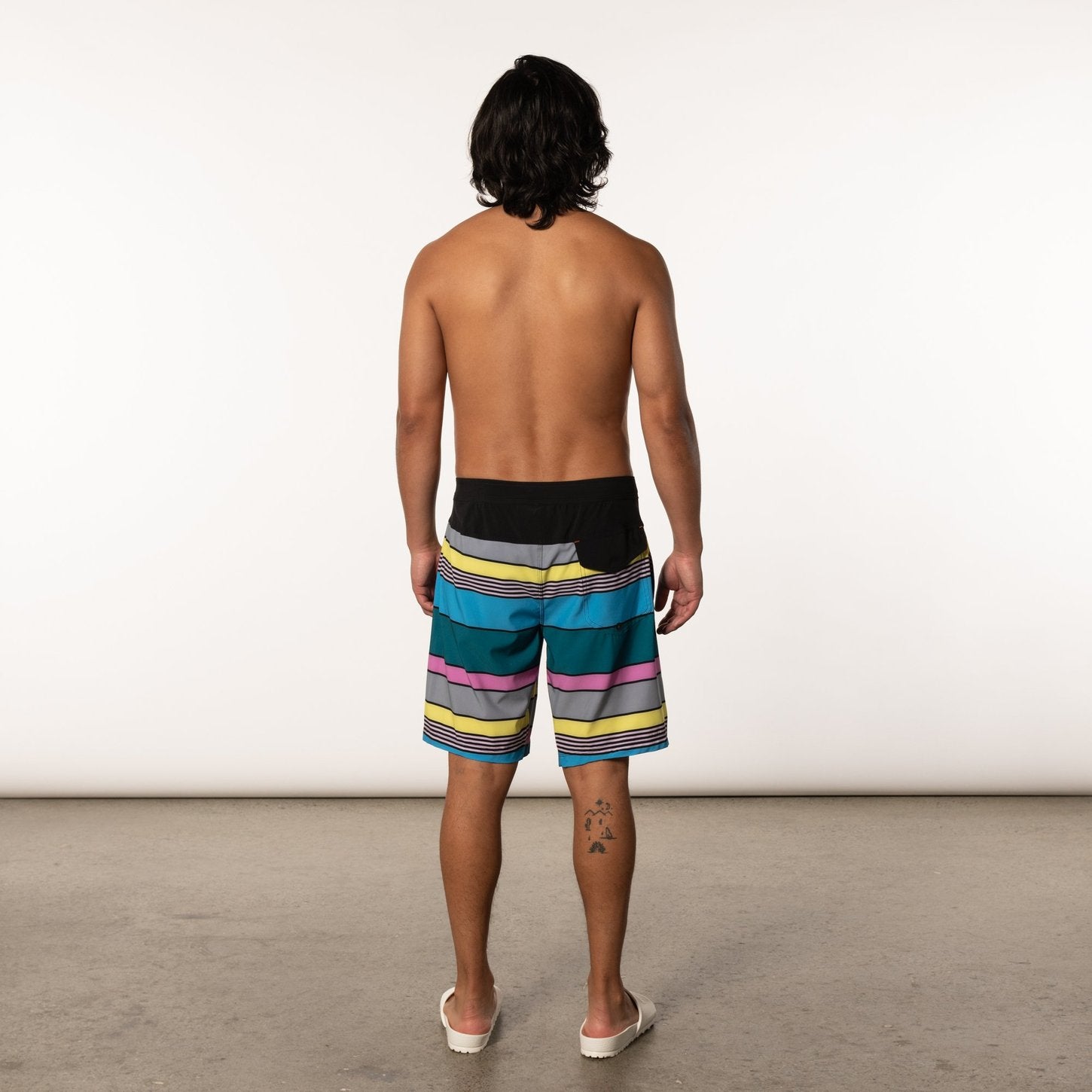 BETAWAVE 2N1 BOARDIE 19" - MULTI SUPER STRIPE