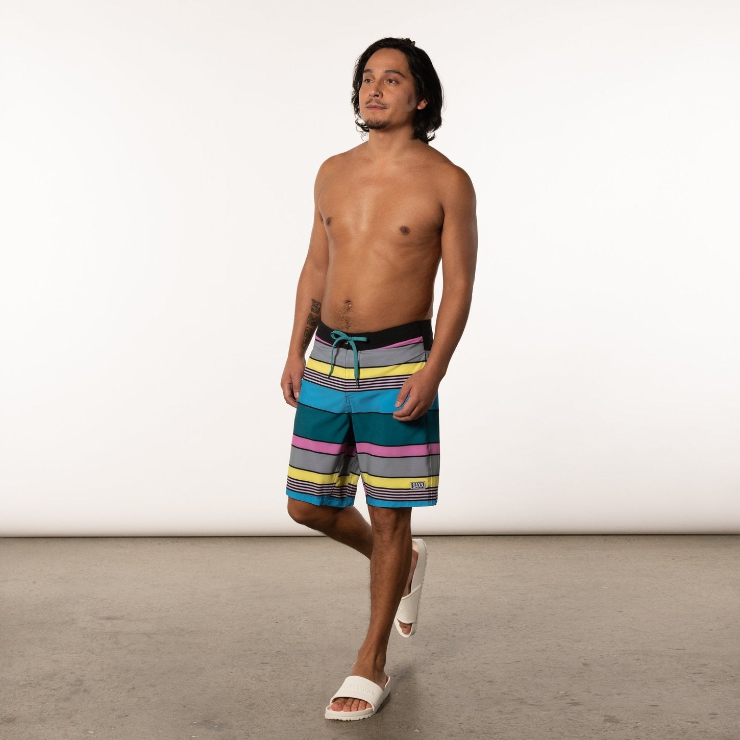 BETAWAVE 2N1 BOARDIE 19" - MULTI SUPER STRIPE